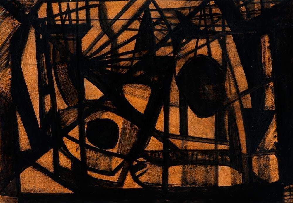 Aldo Bonadei - Abstrato