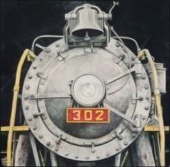 Glauco Pinto de Moraes - Frente da Locomotiva - Serie Mecâno-Iconográfico n°134