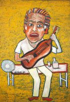 José Antônio da Silva - Meu Auto Retrato tocando Violão