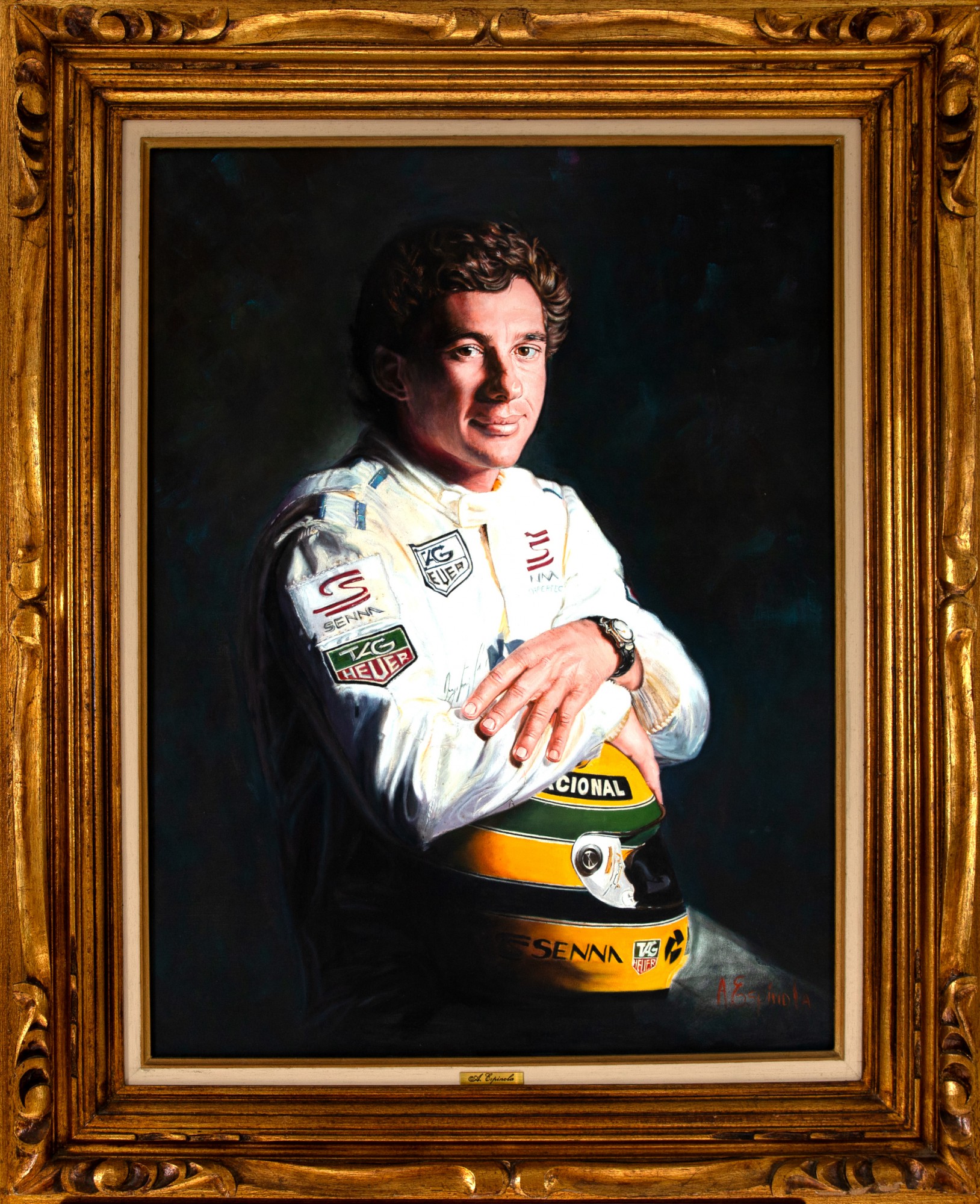 A. Espinola - Retrato de Ayrton Senna