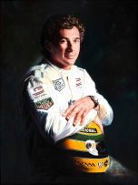 A. Espinola - Retrato de Ayrton Senna