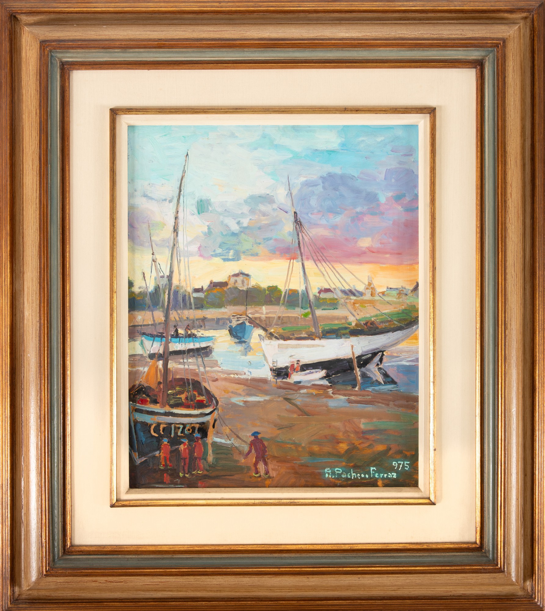 A. Pacheco Ferraz - Barcos Bretores No Crepúsculo
