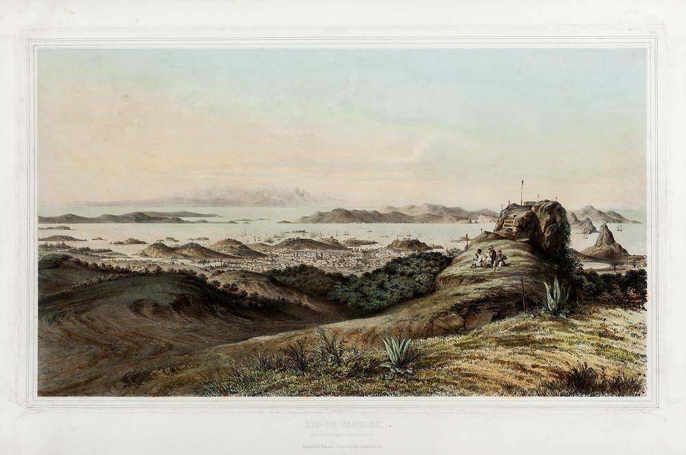 Adolphe D&lsquo; Hastrel - PANORAMA TOMADO DE CIMA DO CORCOVADO