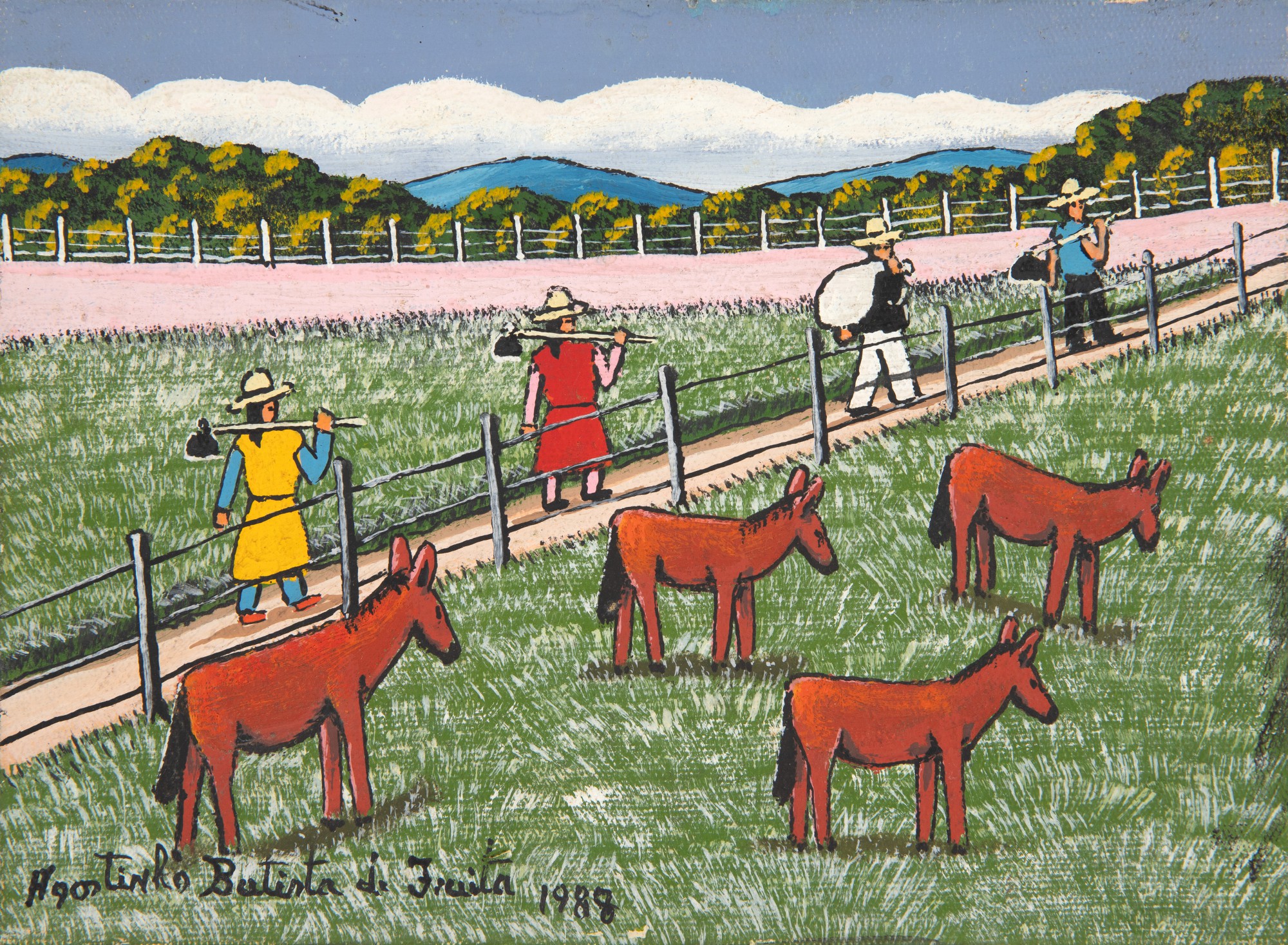 Agostinho Batista de Freitas - Cavalos Marrom