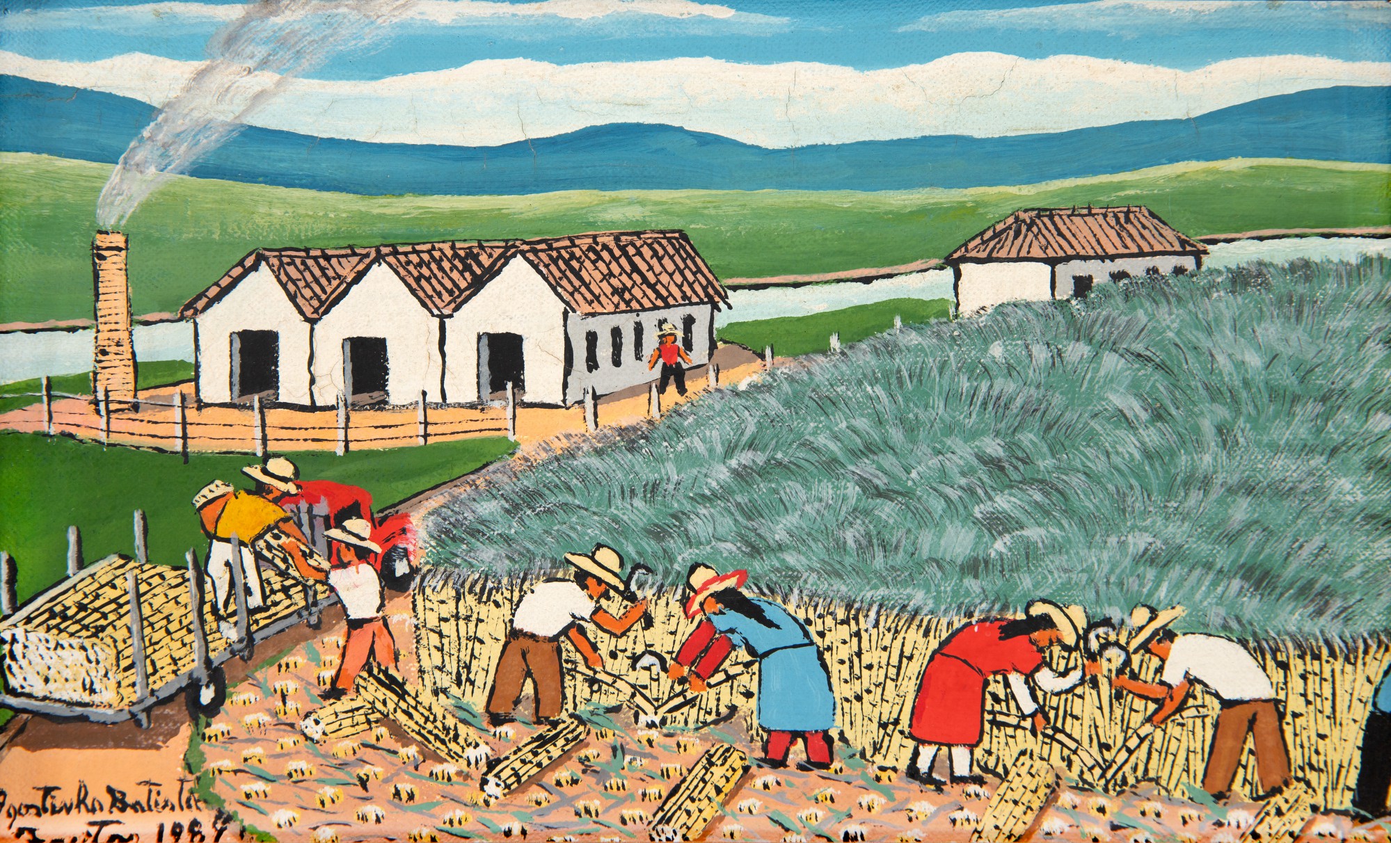 Agostinho Batista de Freitas - Colheita com Usina