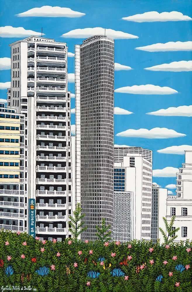 Agostinho Batista de Freitas - Edifícios na Praça da República