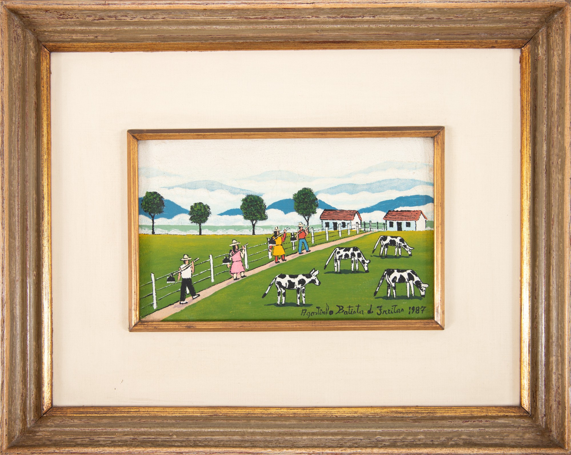 Agostinho Batista de Freitas - Estrada com Bois