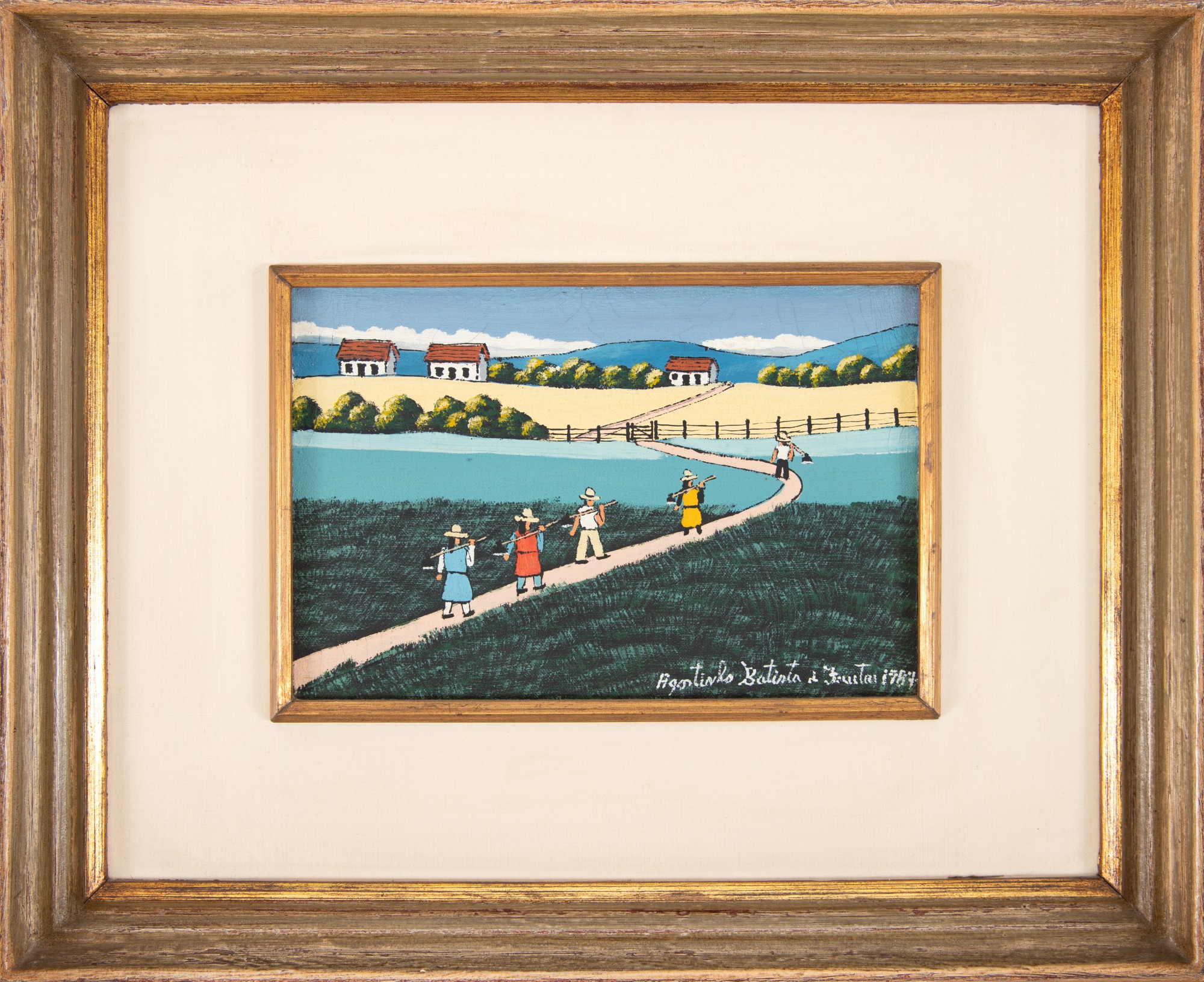 Agostinho Batista de Freitas - Estrada com Casas