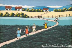 Agostinho Batista de Freitas - Estrada com Casas
