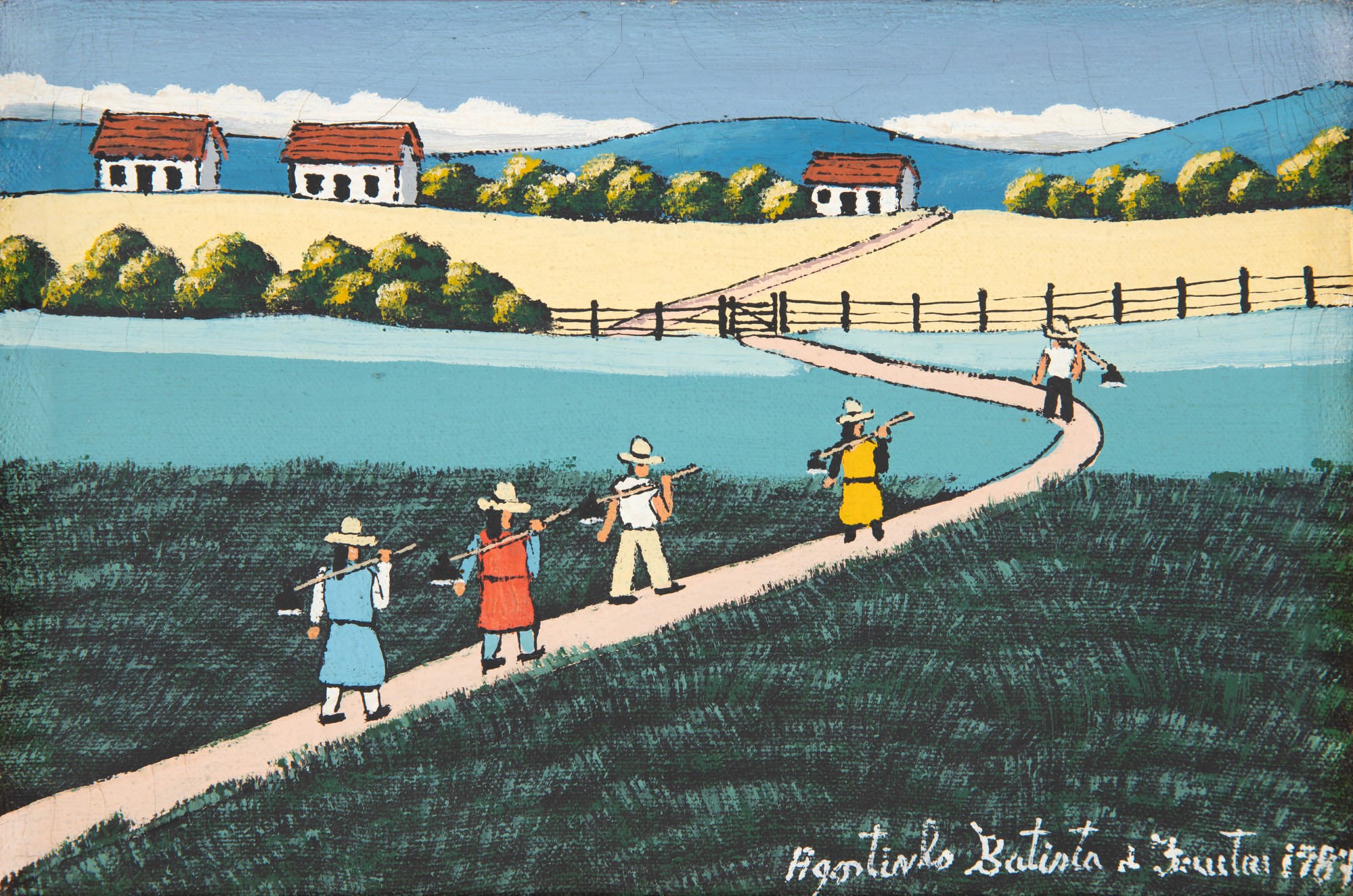 Agostinho Batista de Freitas - Estrada com Casas