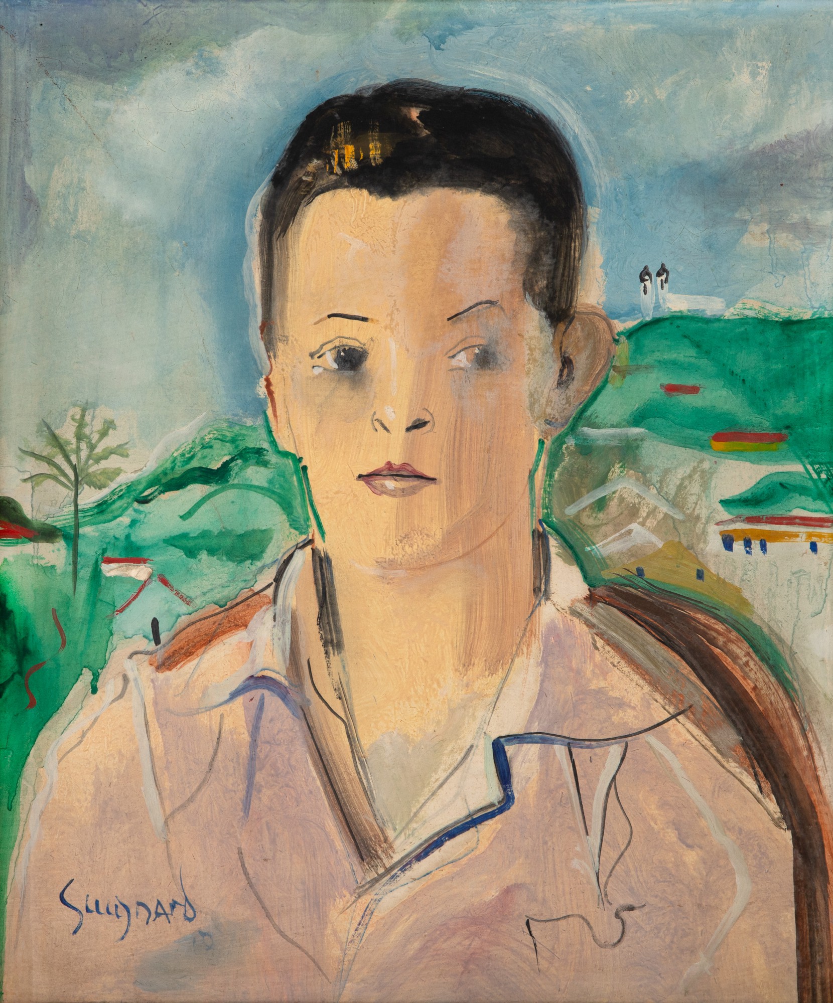 Alberto da Veiga Guignard - Menino De Ouro-Preto
