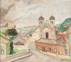 Alberto da Veiga Guignard - Paisagem Ouro Preto