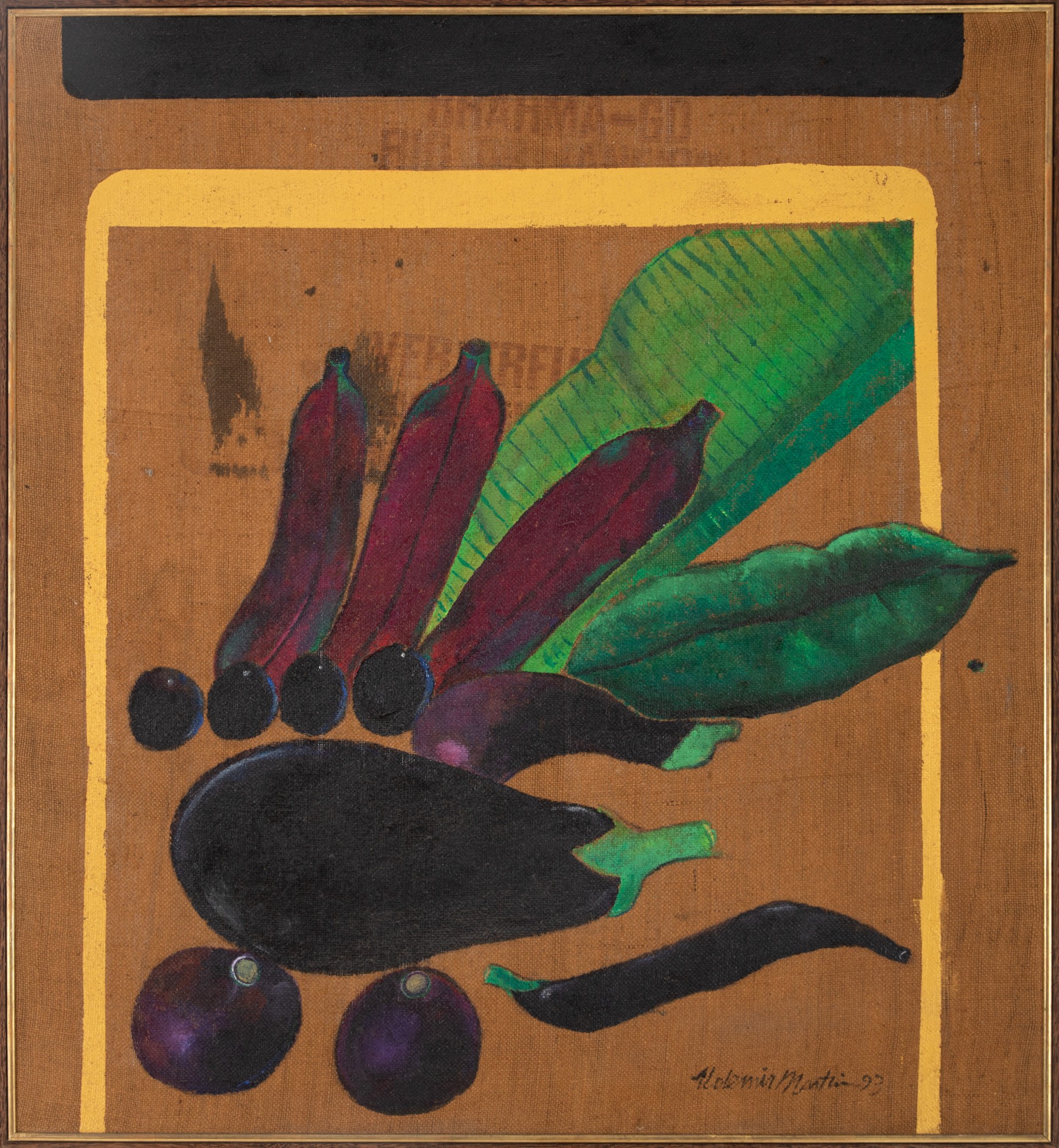 Aldemir Martins - Berinjela e Banana Rosa