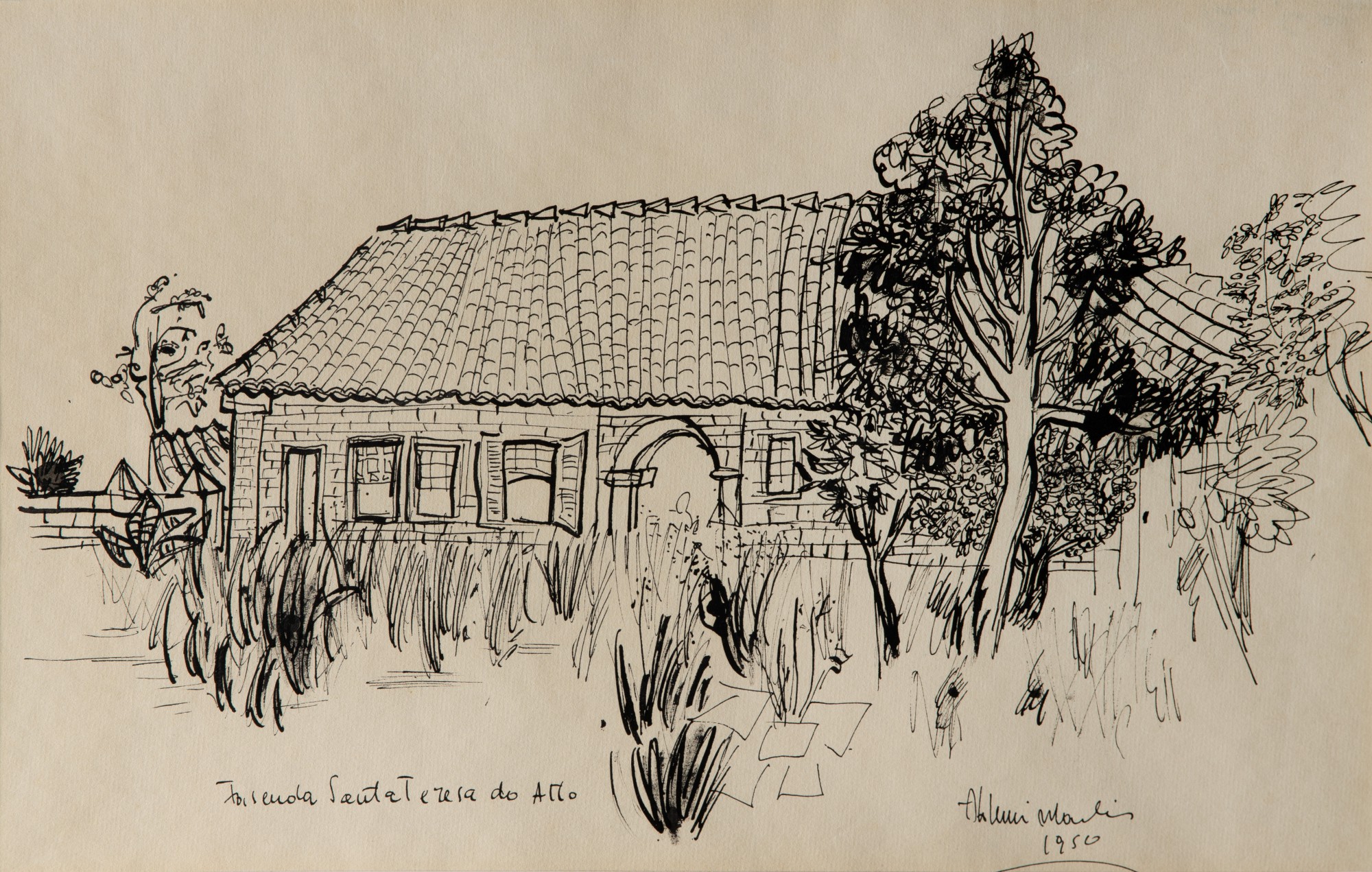 Aldemir Martins - Casa da Fazenda da Tarsila do Amaral