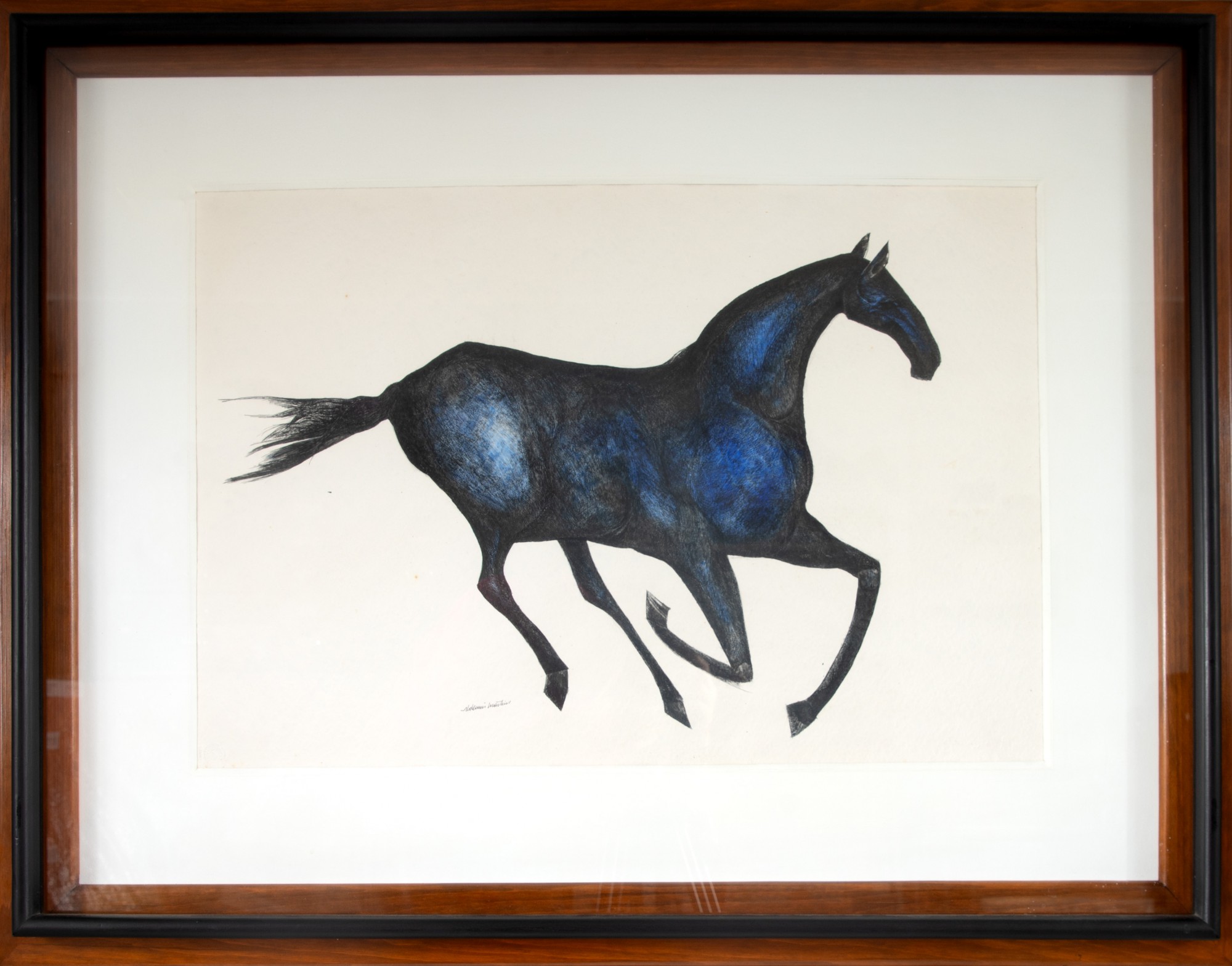 Aldemir Martins - Cavalo Azul