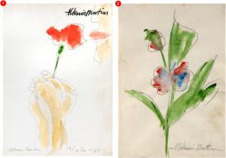 Aldemir Martins - Conjunto Com 2 Desenhos