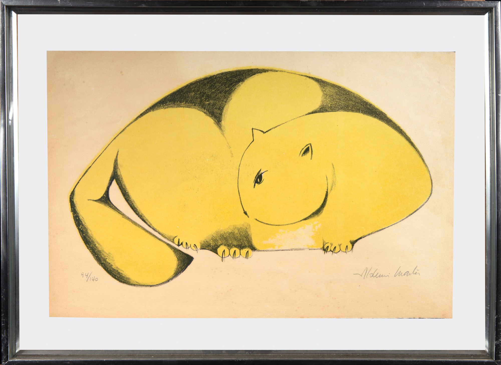 Aldemir Martins - Gato Amarelo