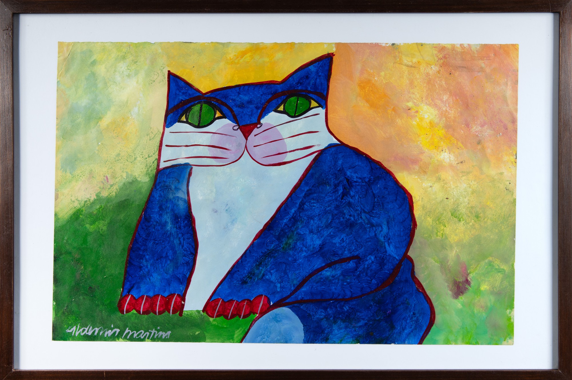 Aldemir Martins - Gato Azul
