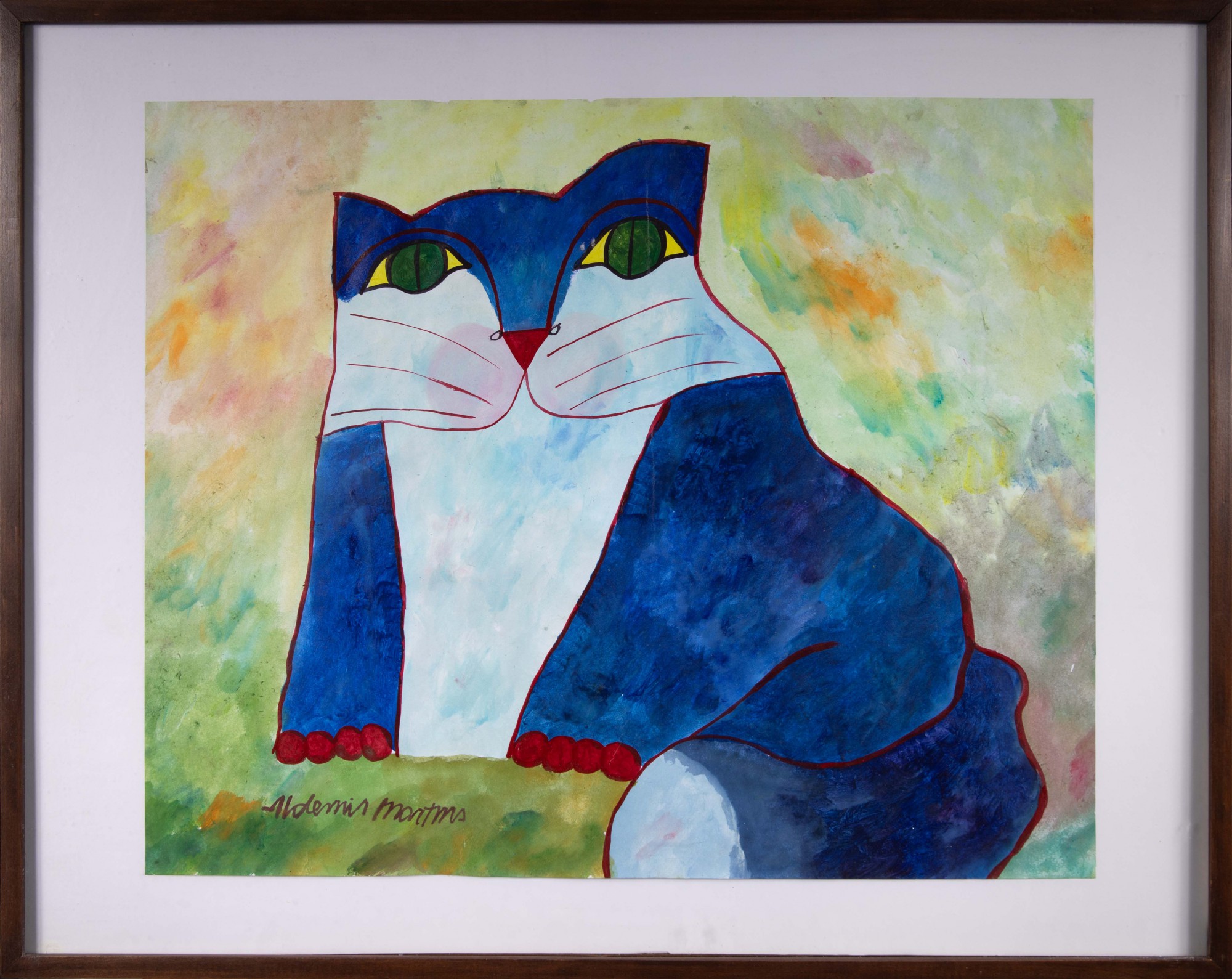 Aldemir Martins - Gato Azul
