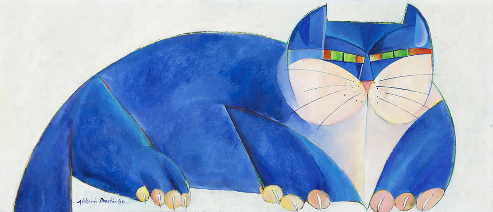 Aldemir Martins - Gato Azul