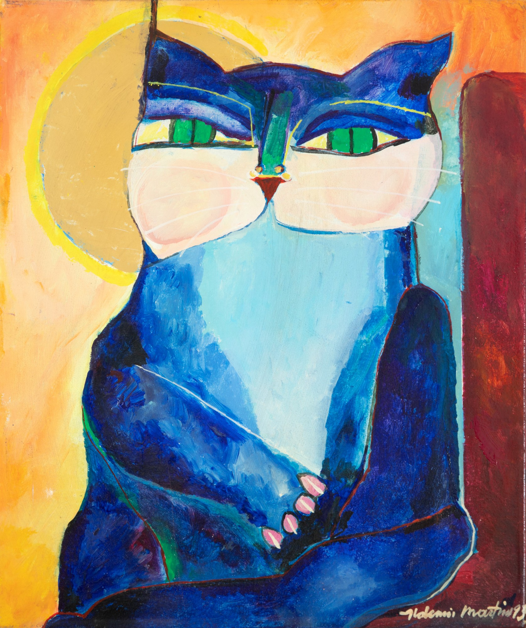 Aldemir Martins - Gato Azul