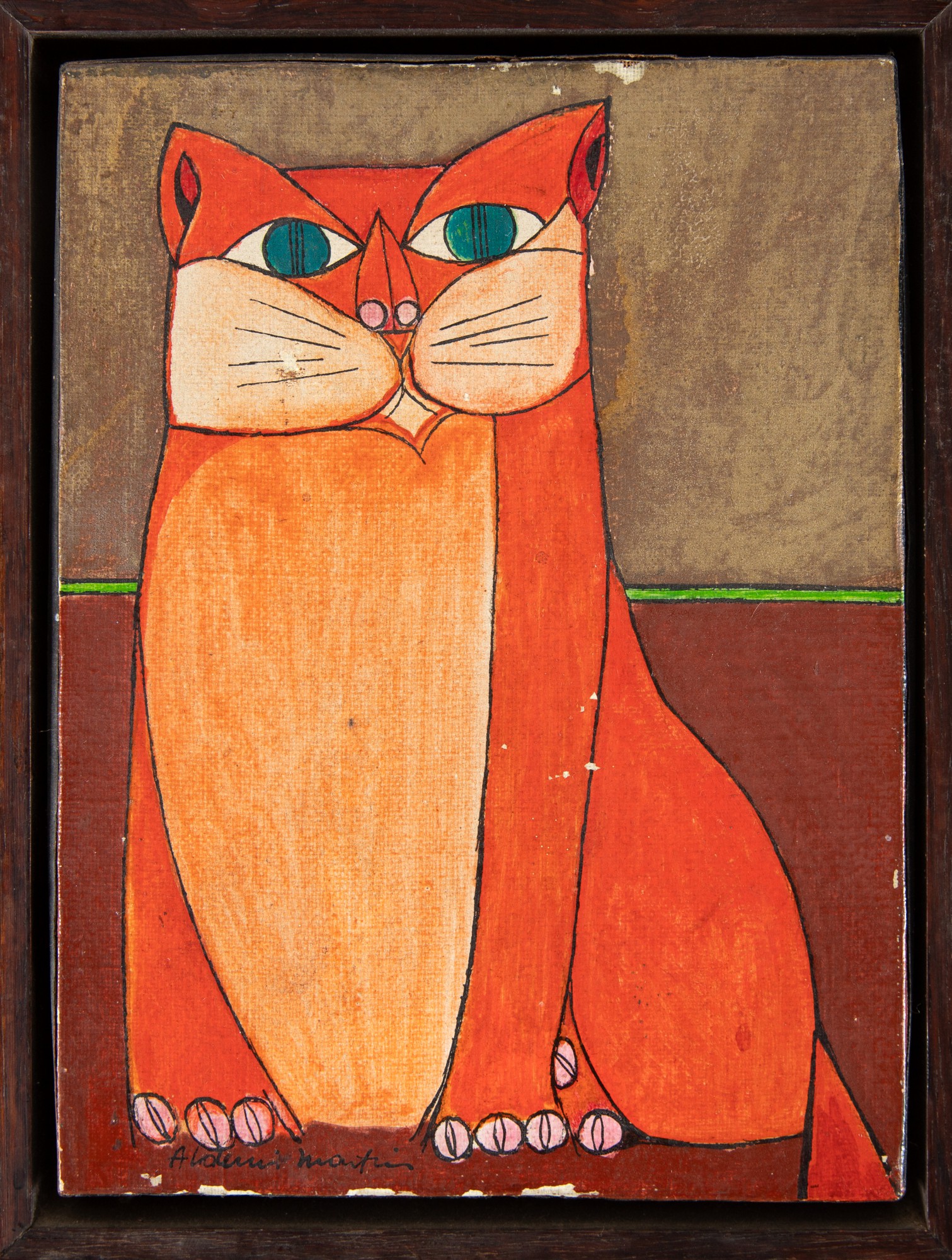 Aldemir Martins - Gato Laranja
