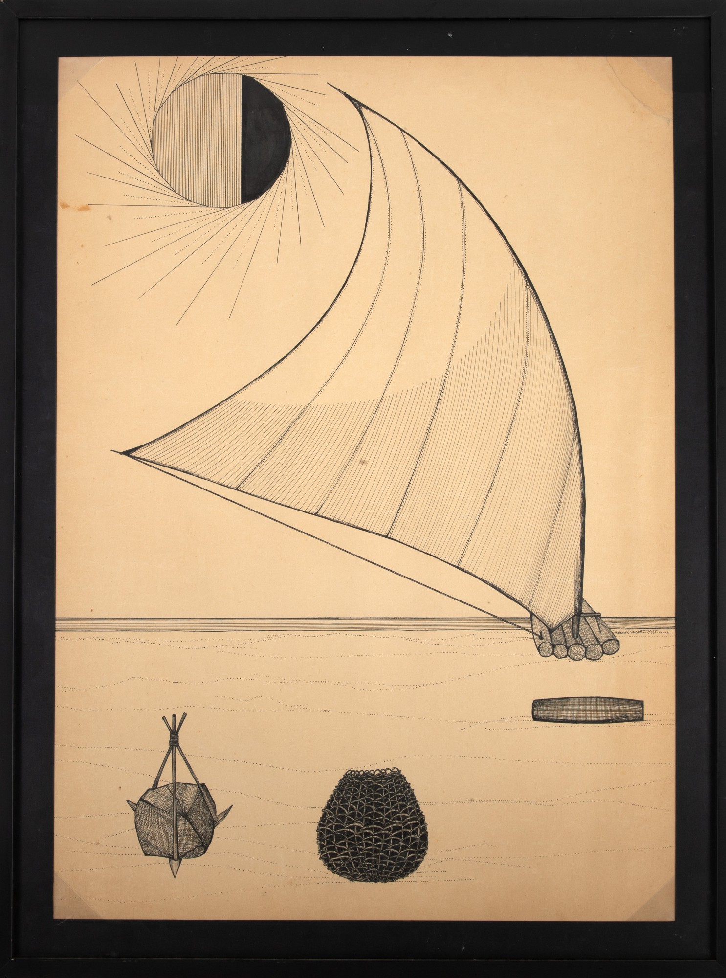 Aldemir Martins - Jangada