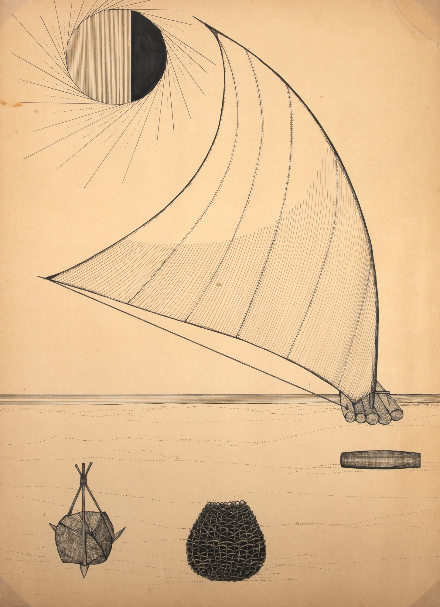 Aldemir Martins - Jangada