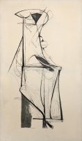 Aldemir Martins - Mulher Sentada