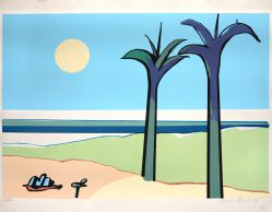 Aldemir Martins - Praia Com Coqueiros