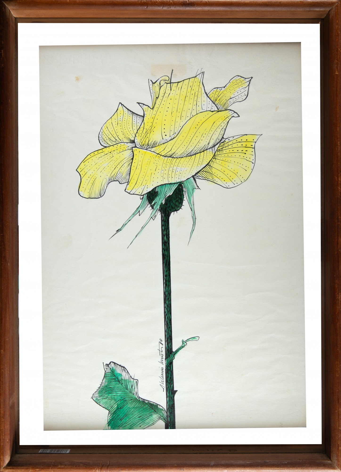 Aldemir Martins - Rosa Amarela