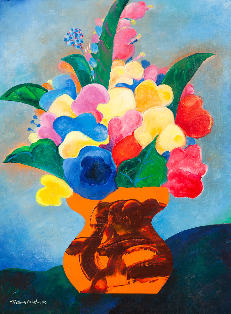 Aldemir Martins - Vaso com Flores