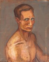 Aldo Bonadei - Autorretrato