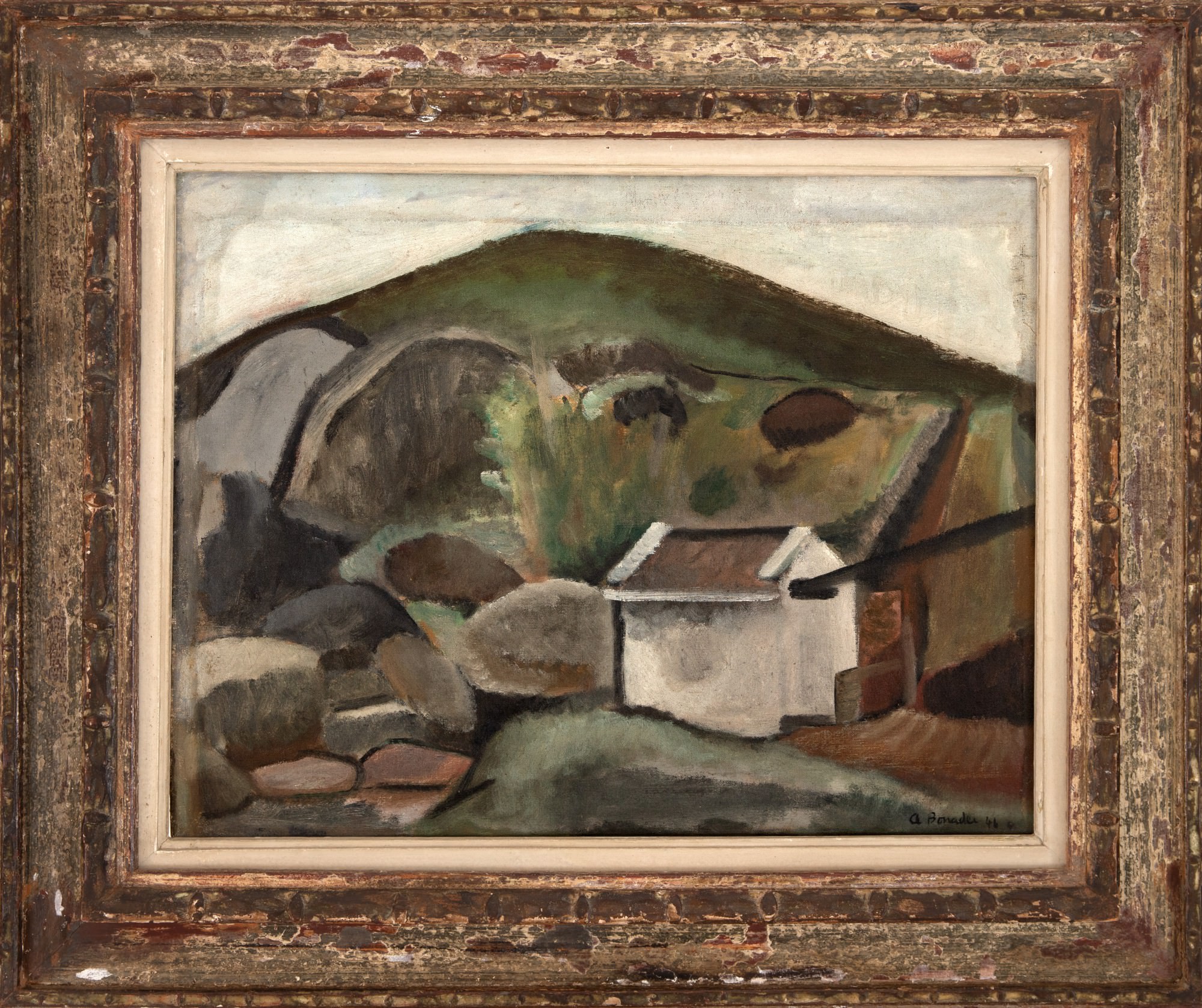 Aldo Bonadei - Paisagem Rural