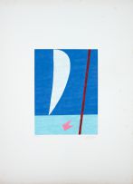 Alfredo Volpi - Bandeirinha com Mastro