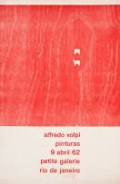 Alfredo Volpi - Cartaz de Exposição na Petite Galerie