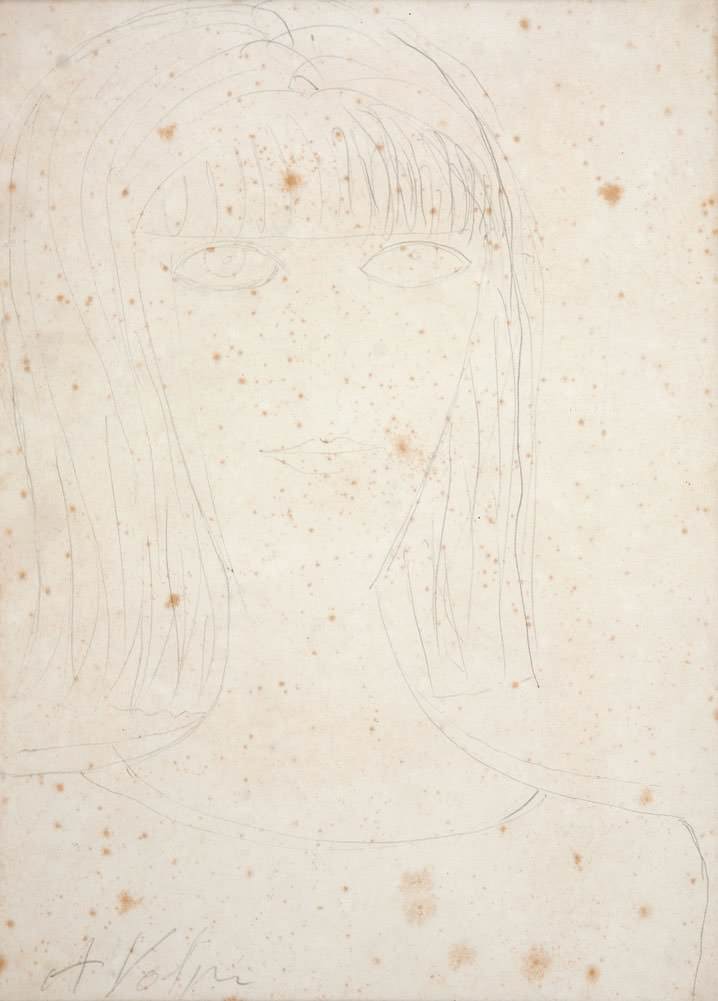 Alfredo Volpi - Retrato de Eleonore Koch
