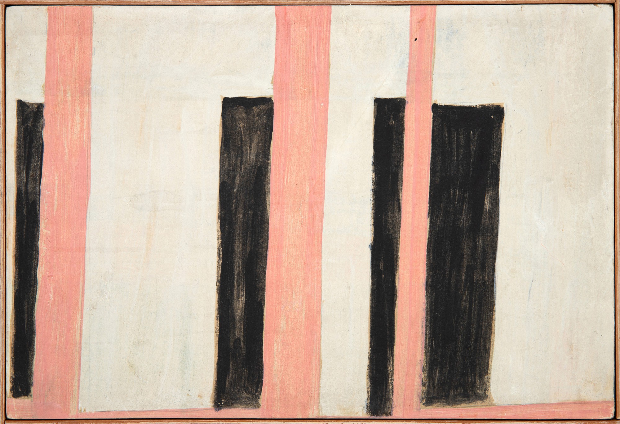 Alfredo Volpi - Sem Título (Estudo Fachada Laranja)