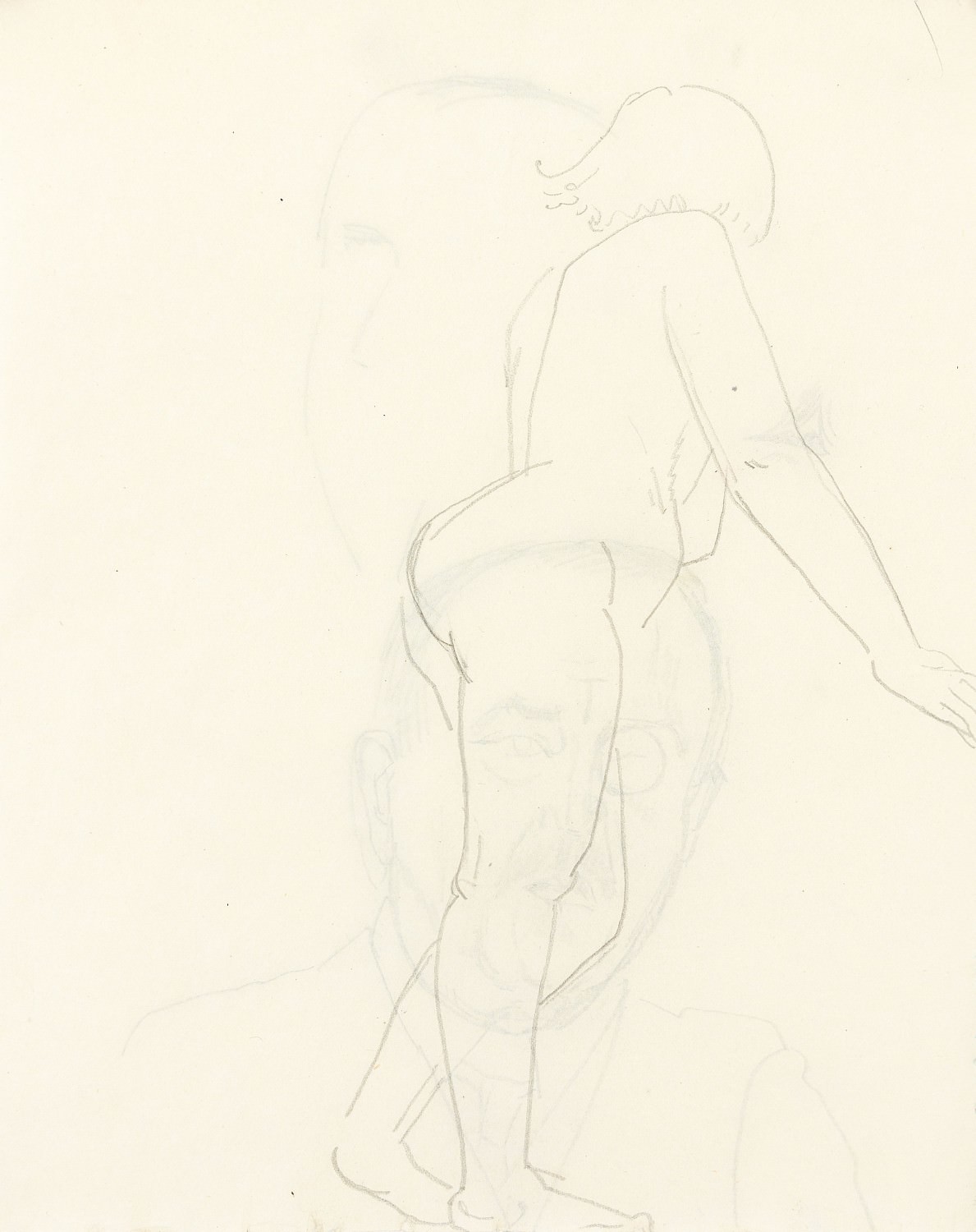 Anita Malfatti - Nu feminino (frente) / Retrato (verso)