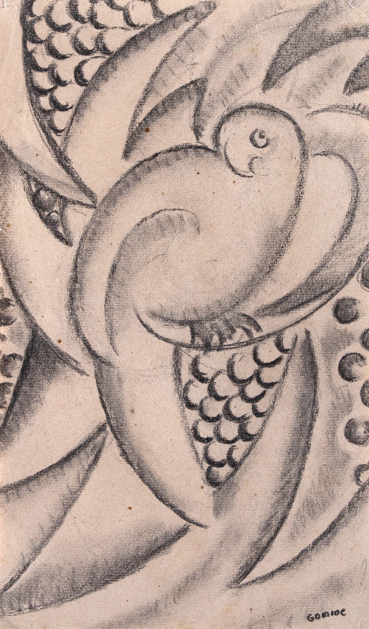 Antonio Gomide - Estudo com Papagaios