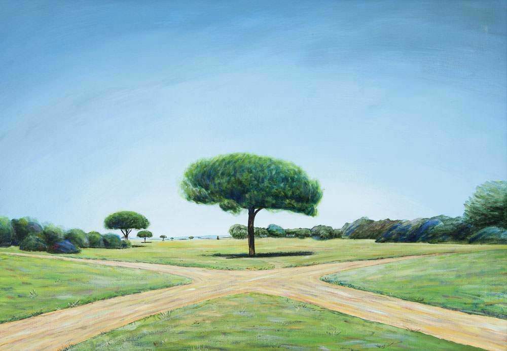 Antonio Peticov - Crossroad "The Shade"