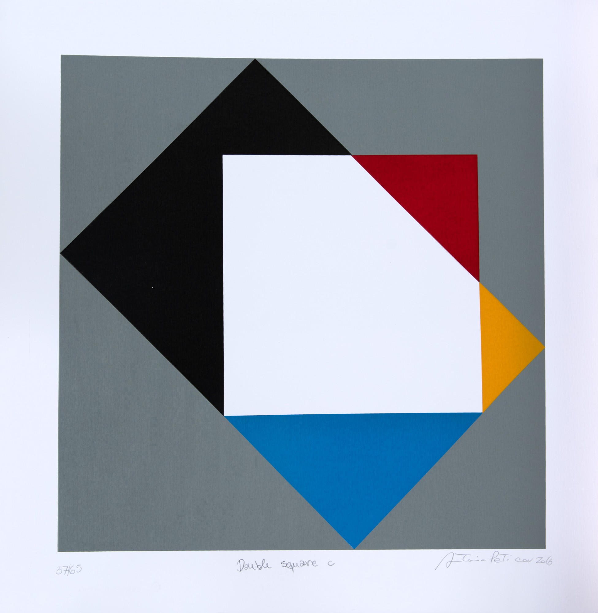 Antonio Peticov - Double Square C