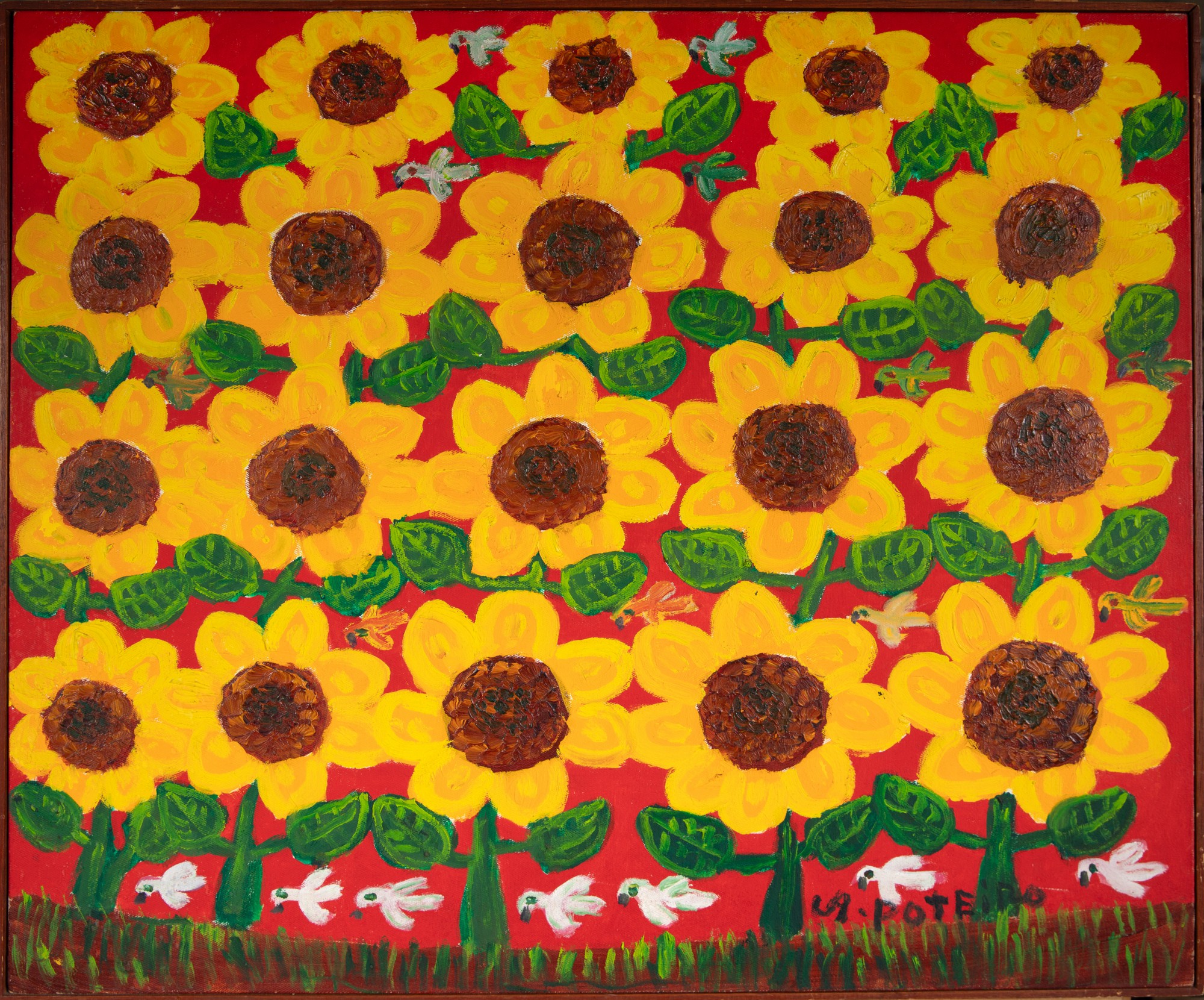 Antonio Poteiro - Flores e Pássaros
