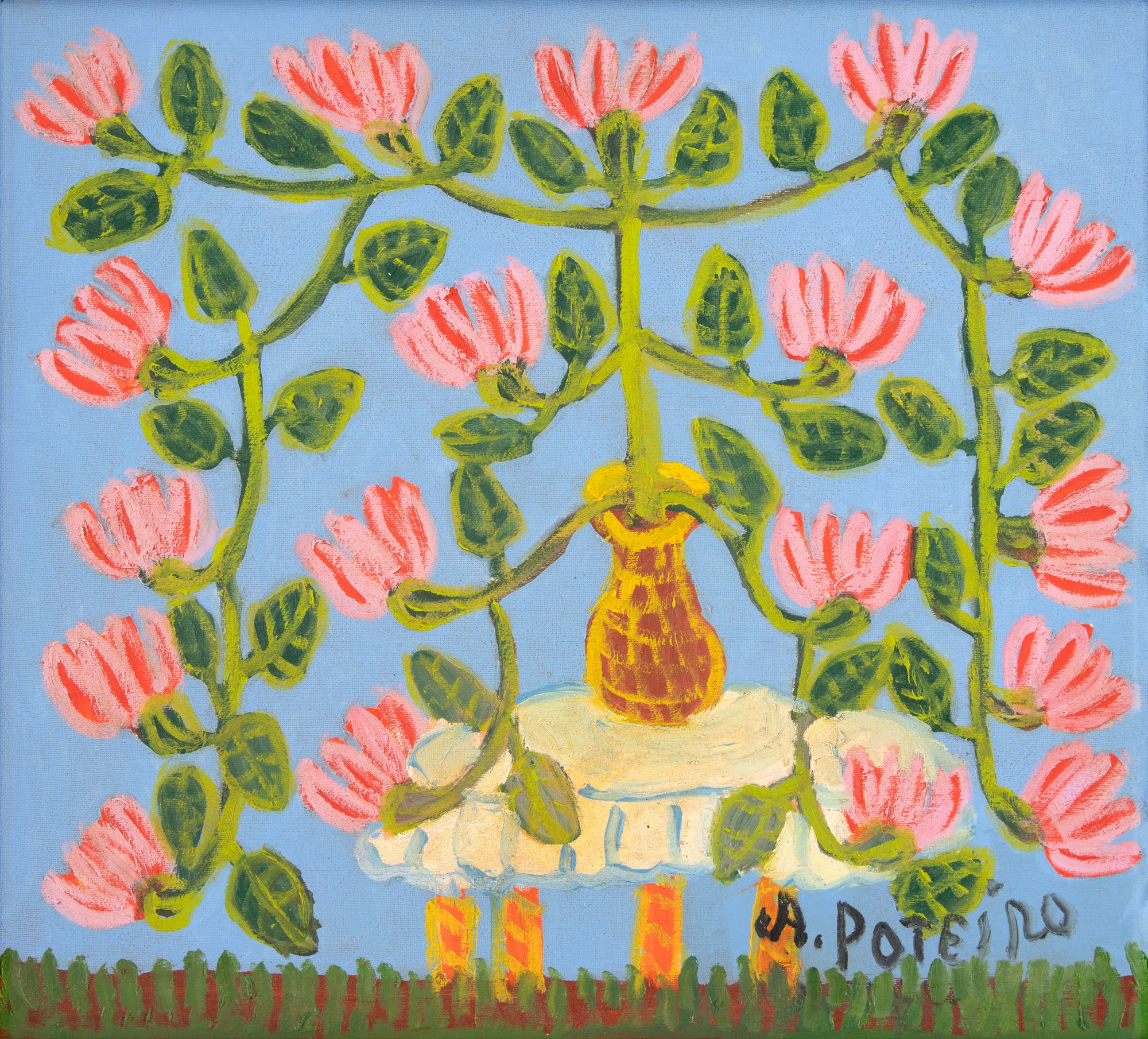 Antonio Poteiro - Vaso Com Flores