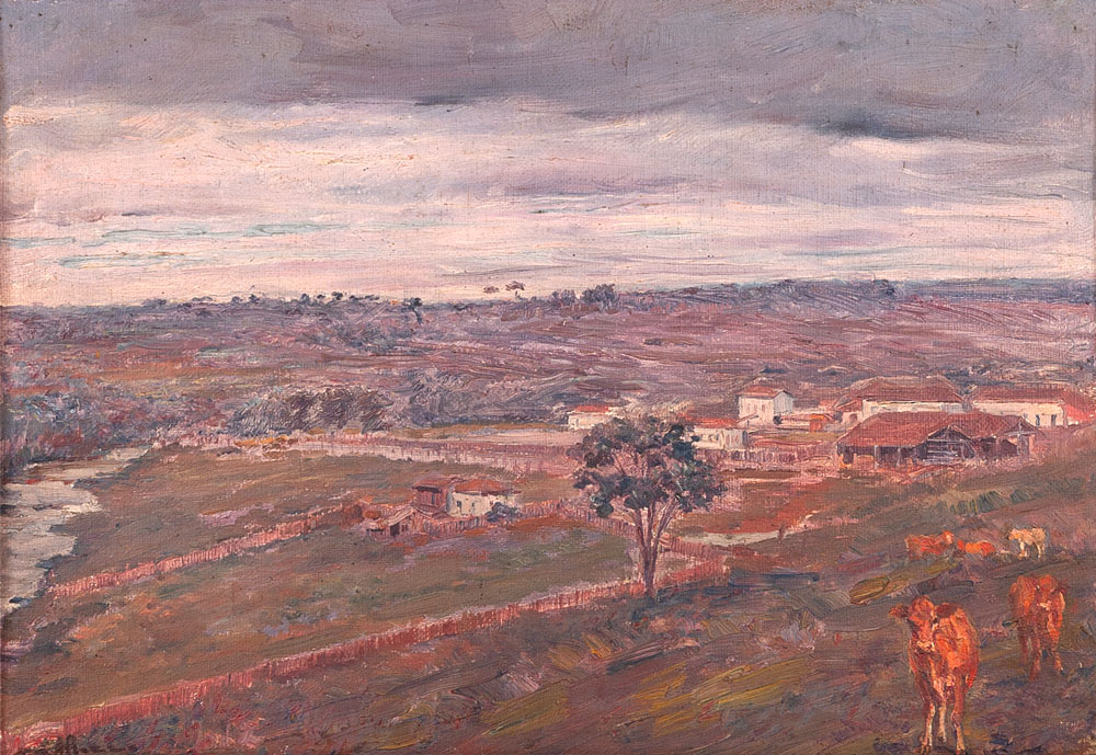 Antonio Rocco - Paisagem com Bois