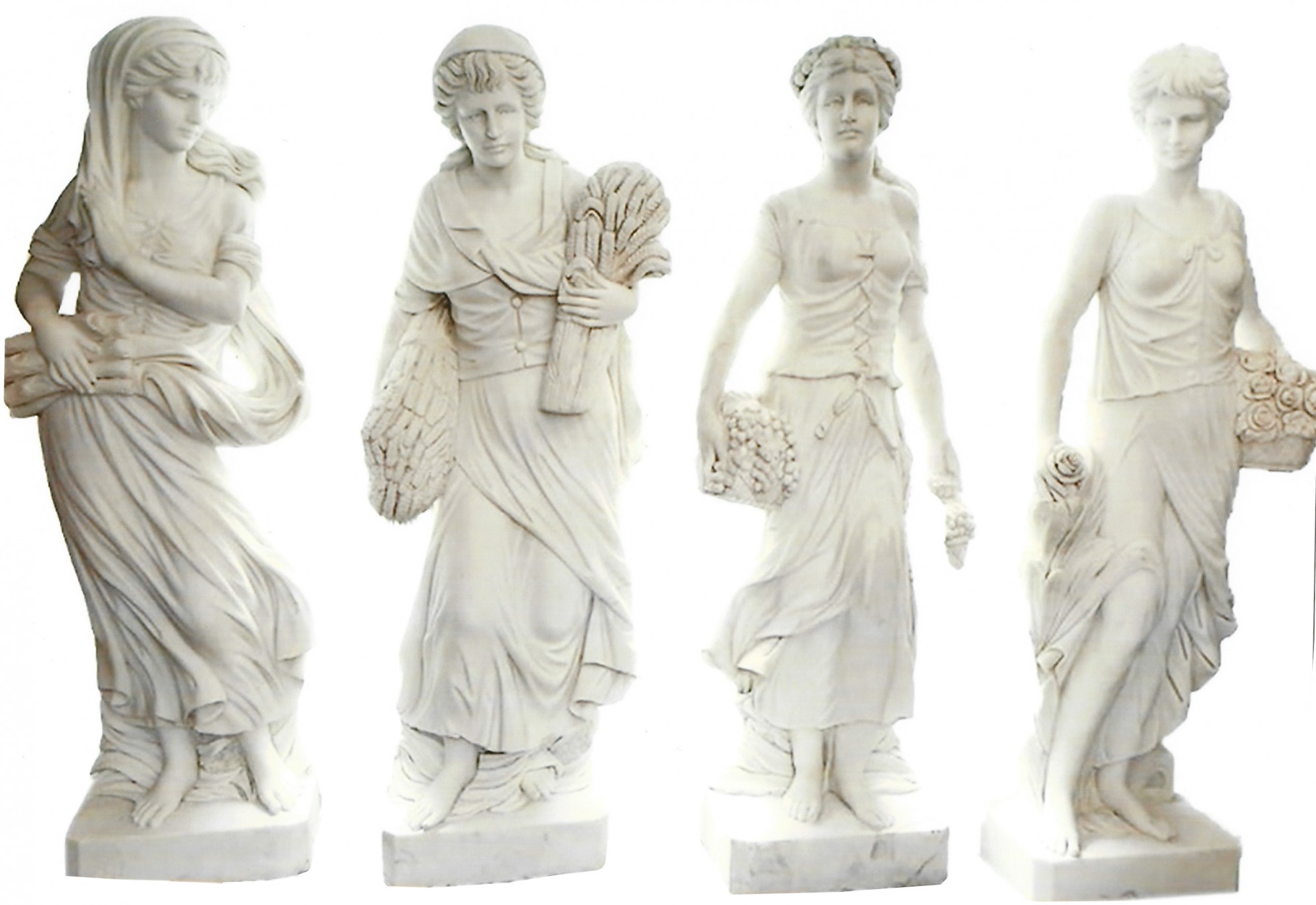 Conjunto de 4 Esculturas - 