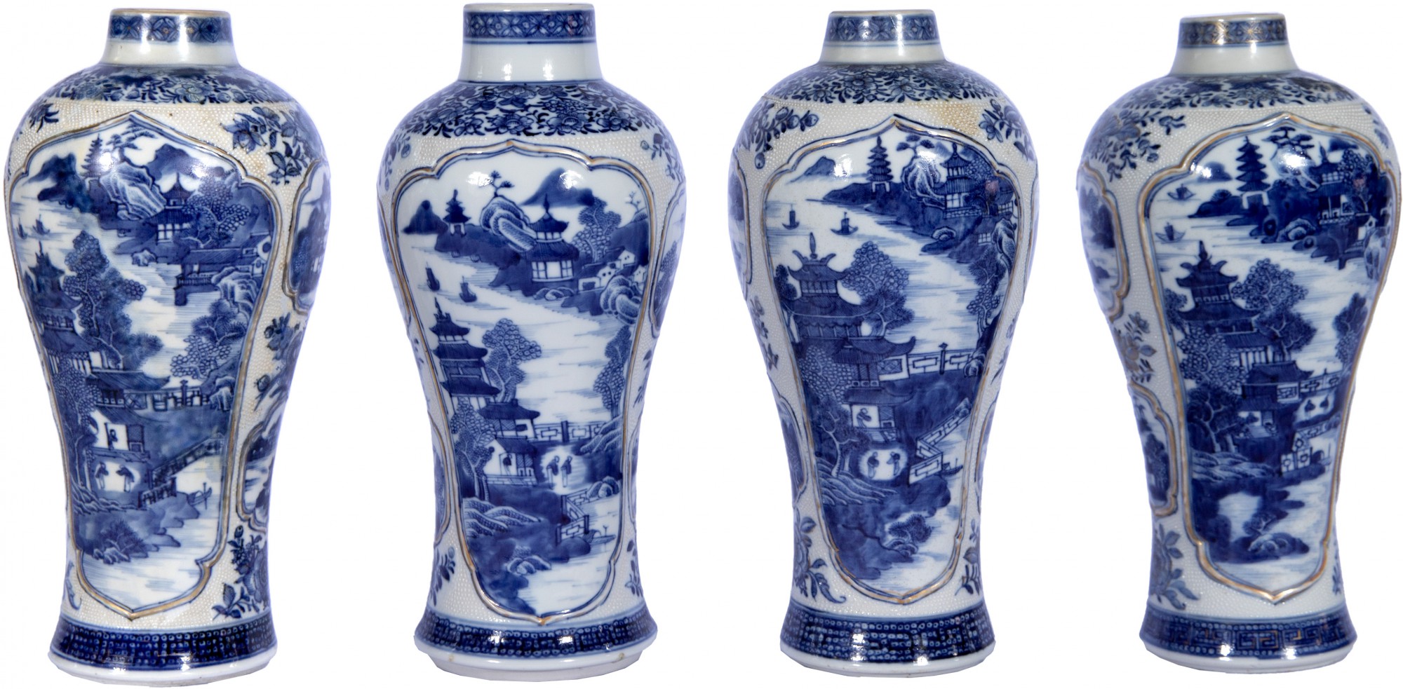 Conjunto de 4 vasos -