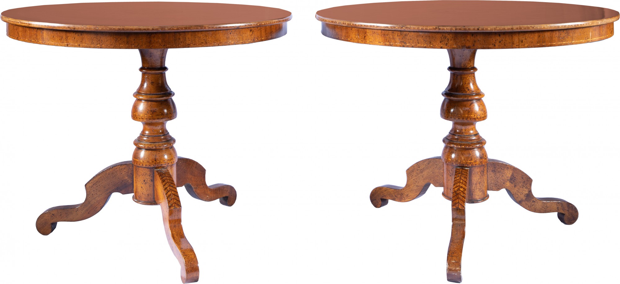 Excepcional par de mesas italianas - 