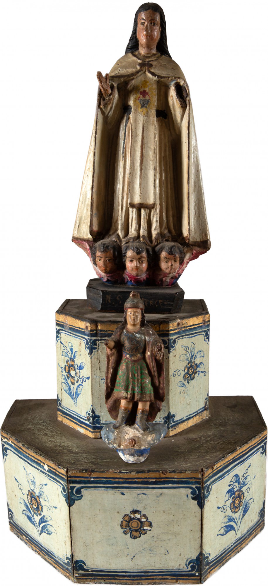 Nossa Senhora das Mercês e Santo -