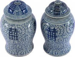 Autor Não Identificado - Pair Of Potiche Potiche Baluster
